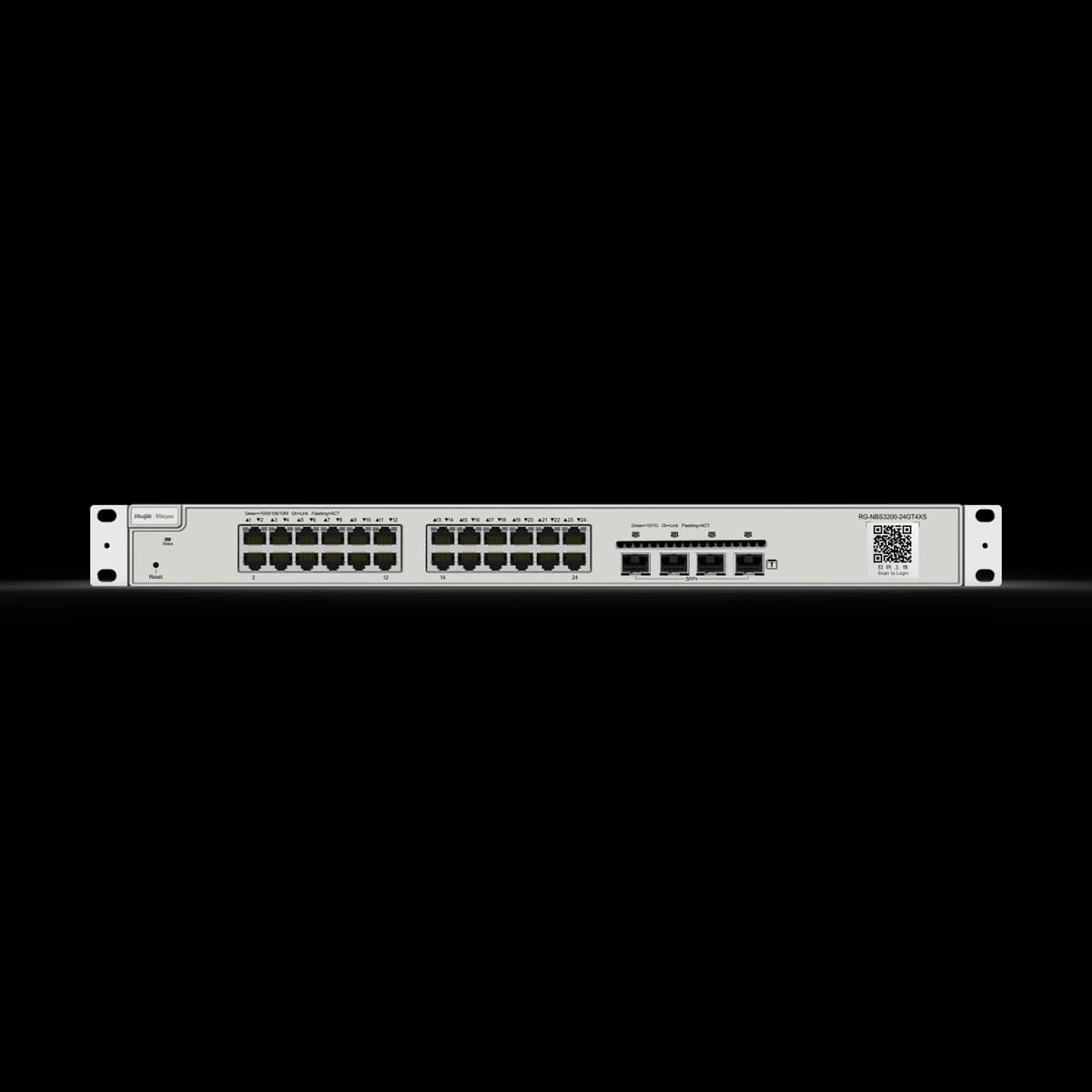 Ruijie Reeye RG-NBS3200-24GT4XS 24-Port Gigabit L2+ Switch with 4×10G Uplinks