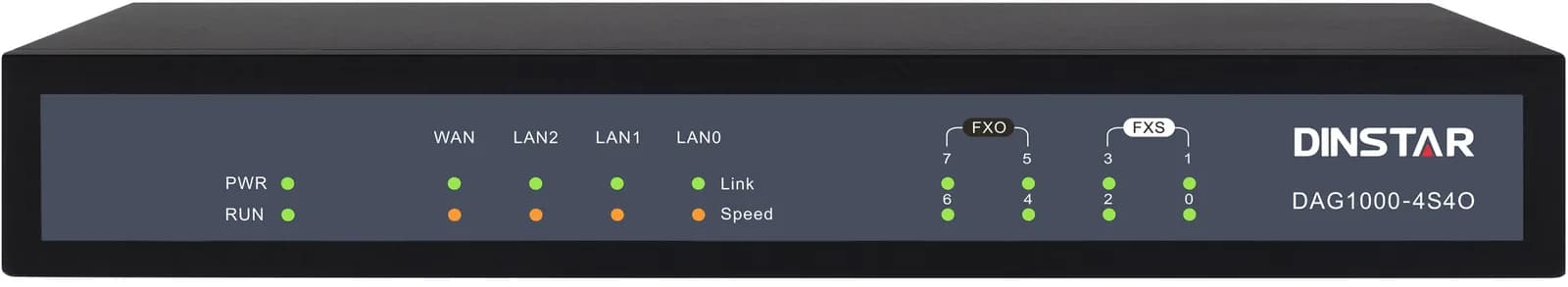 Dinstar DAG1000-2S2O Hybrid FXS/FXO VoIP Gateway
