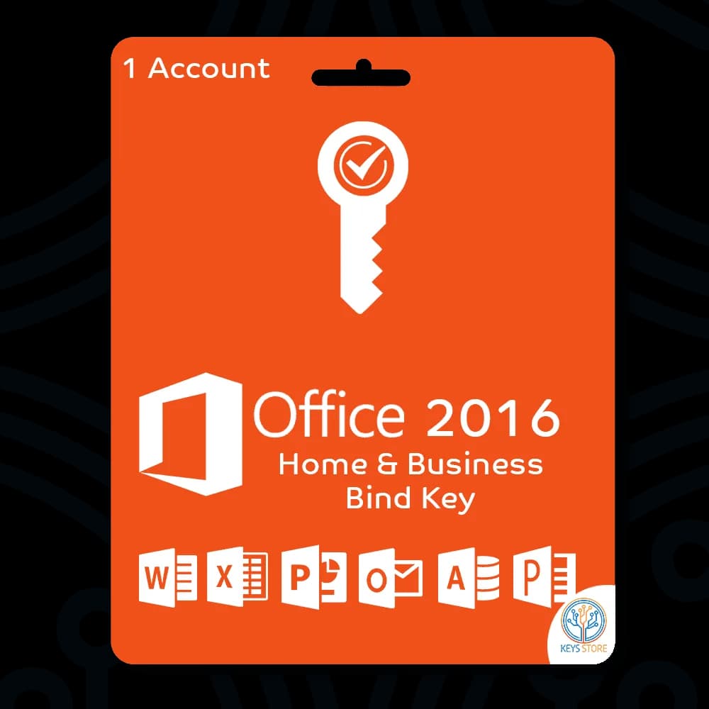 Office 2016 Home Business Key (1 MAC Bind Account) (Mac) (Account Bound)