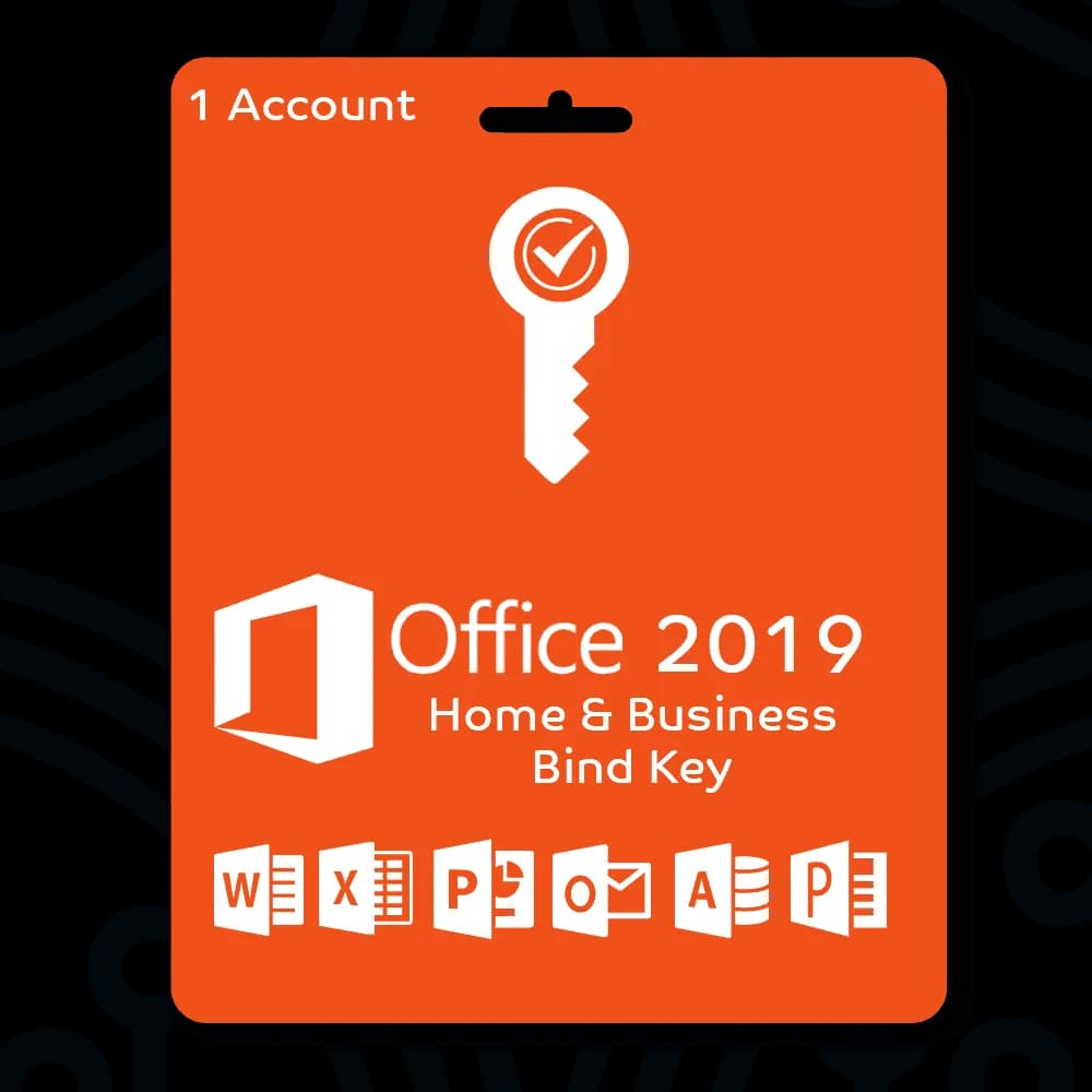 Office 2019 Home Business Key (1 MAC Bind Account) (Mac) (Account Bound)