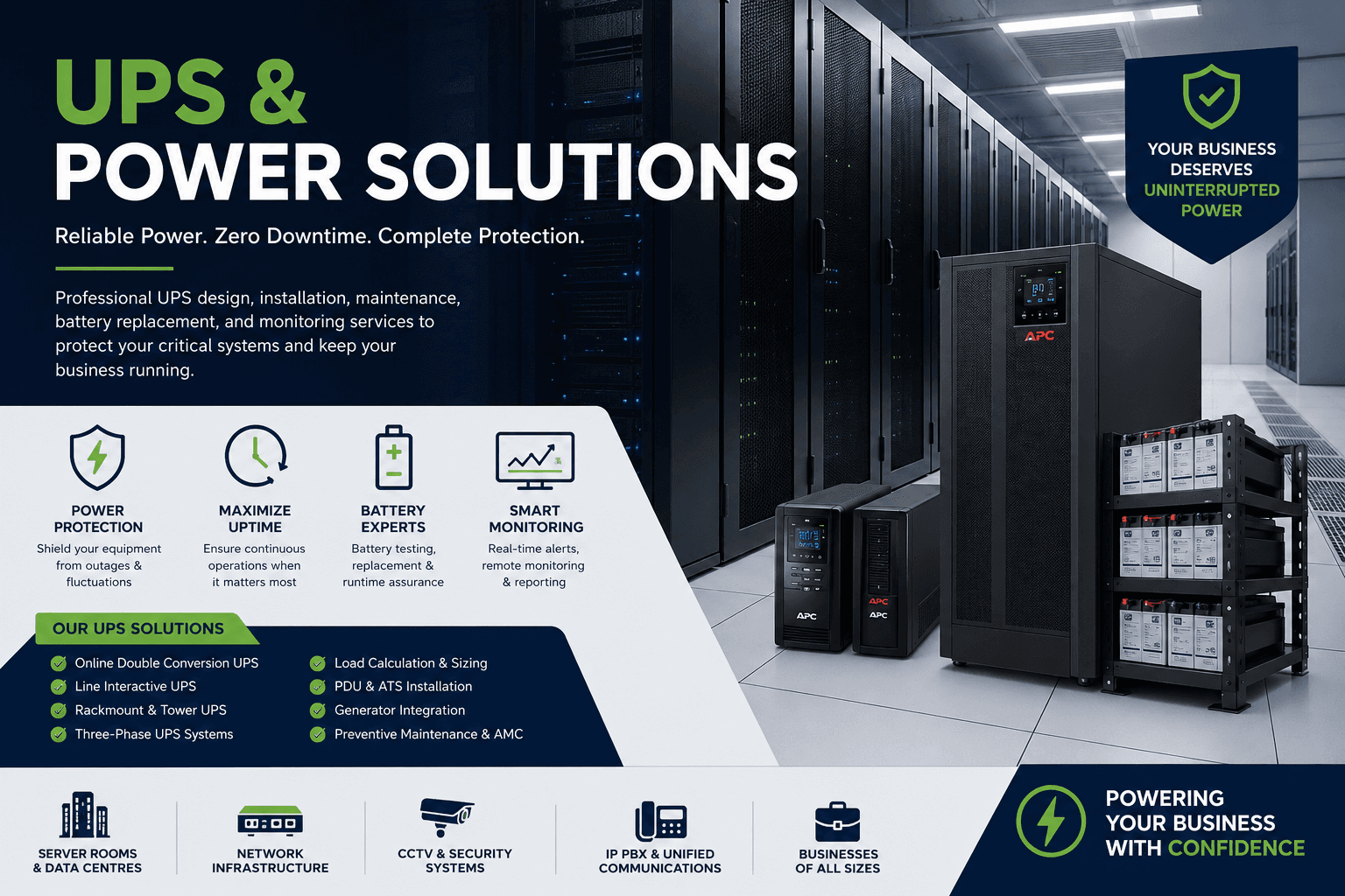 UPS & Critical Power Solutions