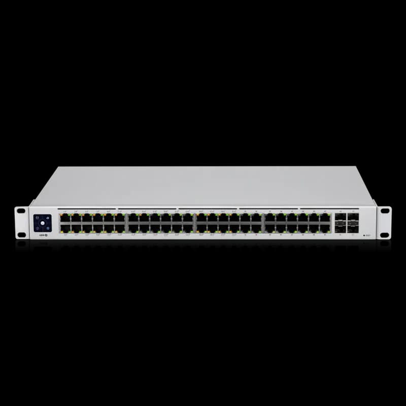 Ubiquiti Standard 48 PoE 48-port, Layer 2 PoE switch with a silent, fanless cooling system