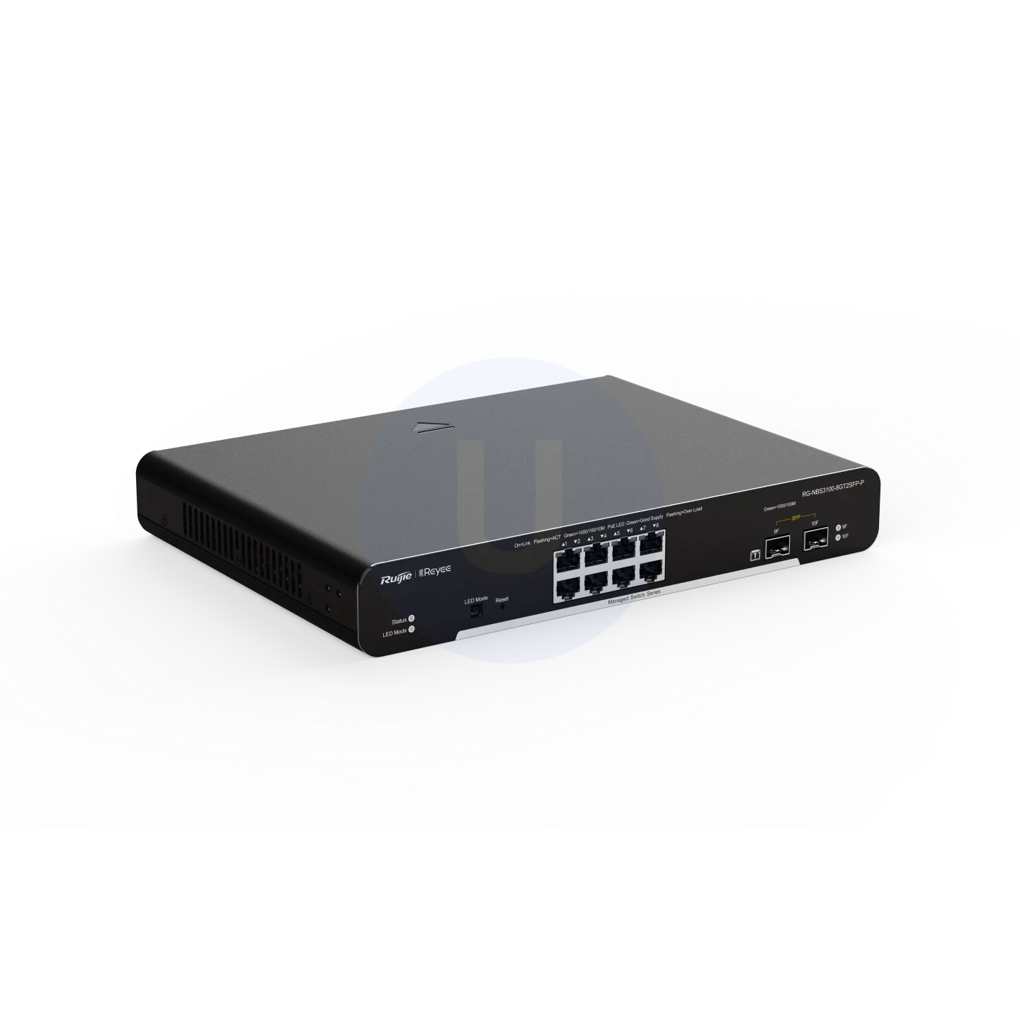 Ruijie Reeye RG-NBS3100-8GT2SFP-P 10-Port Gigabit L2 PoE Switch with 2×1G Uplinks - Image 1