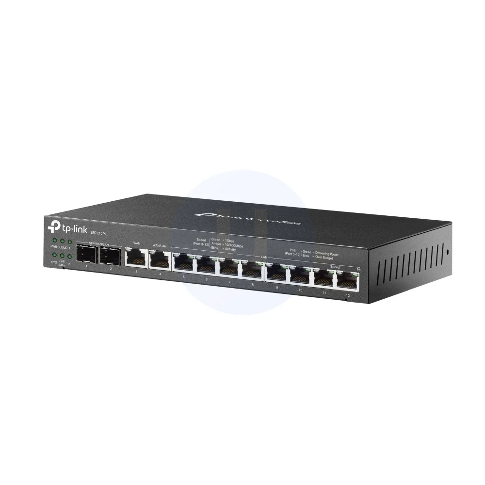 TP-Link ER7212PC SafeStream Gigabit Multi-WAN PoE+ VPN Router - Image 3