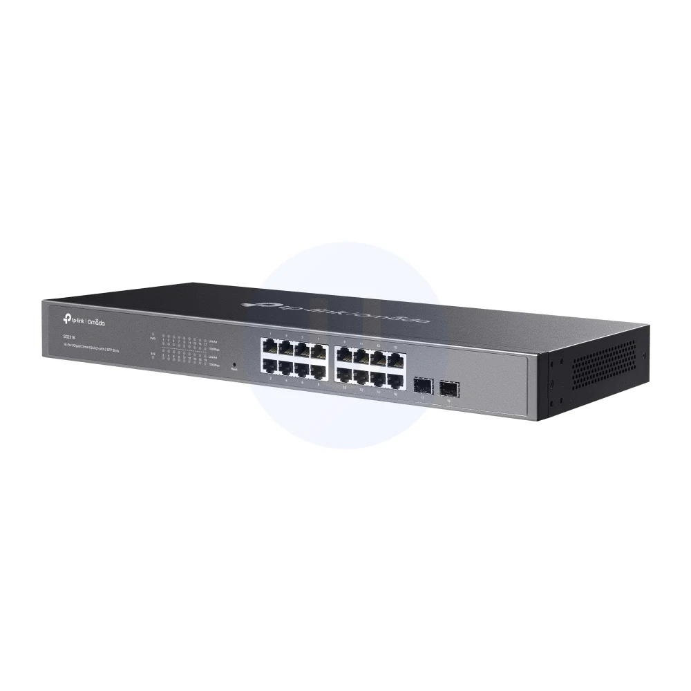 TP-Link SG2218 Omada 16-Port Gigabit Smart Switch with 2 SFP Slots - Image 2
