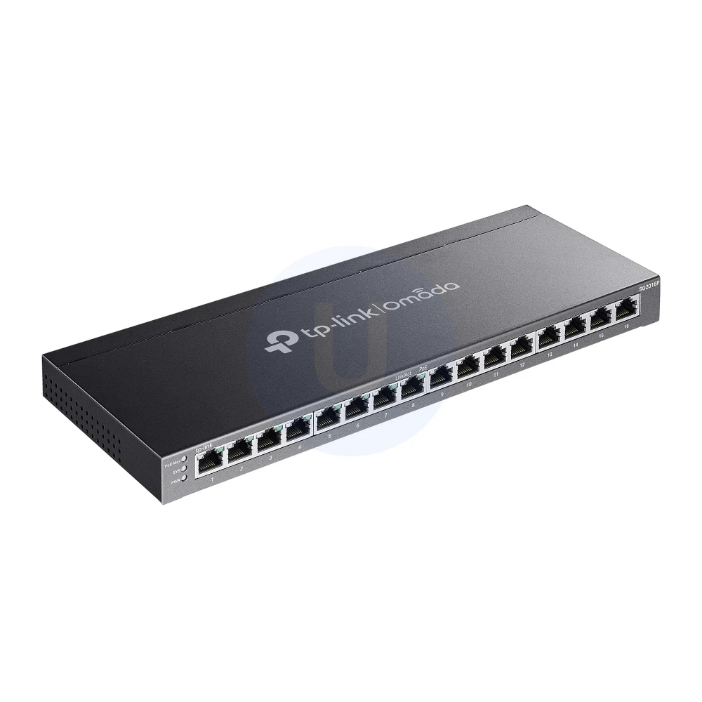 TP-Link SG2016P Omada 16-Port Gigabit Smart Switch with 8-Port PoE+ - Image 3