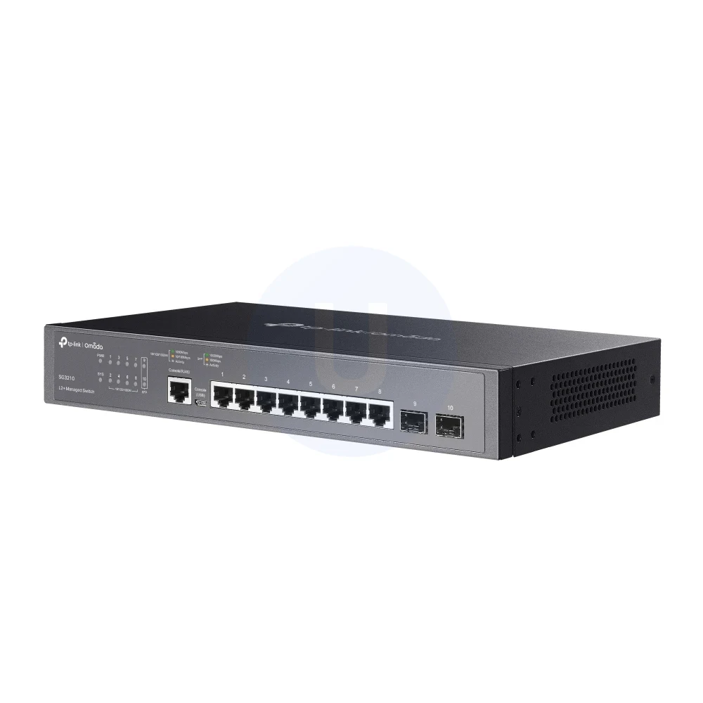 TP-Link SG3210 Omada 8-Port Gigabit L2+ Managed Switch with 2 SFP Slots - Image 2
