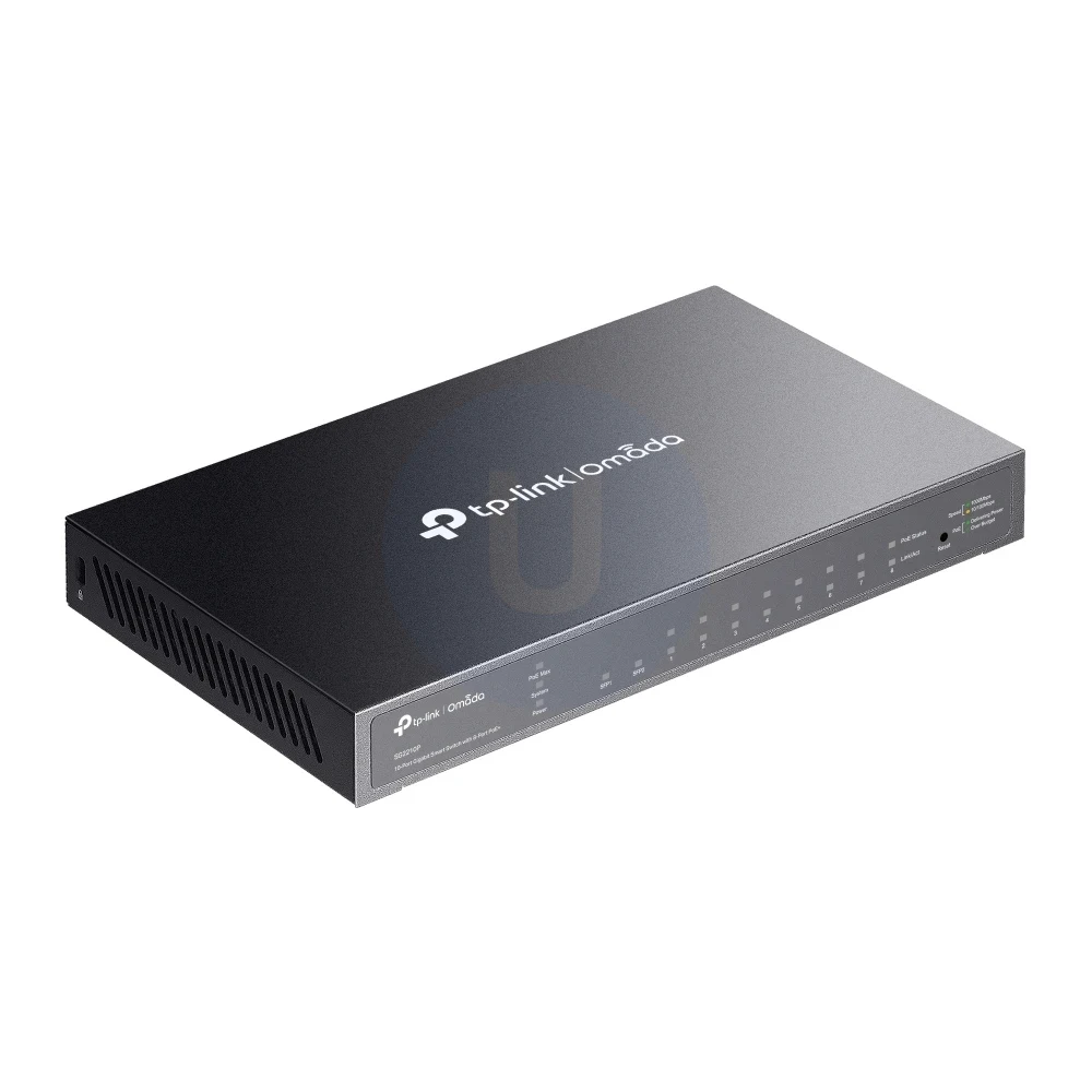 TP-Link SG2210P Omada 10-Port Gigabit Smart Switch with 8-Port PoE+ - Image 3