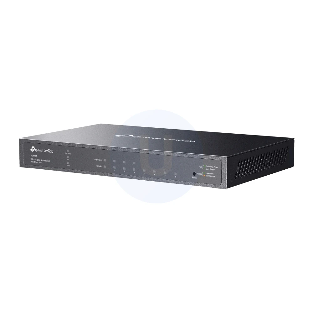 TP-Link SG2008P Omada 8-Port Gigabit Smart Switch with 4-Port PoE+ - Image 2