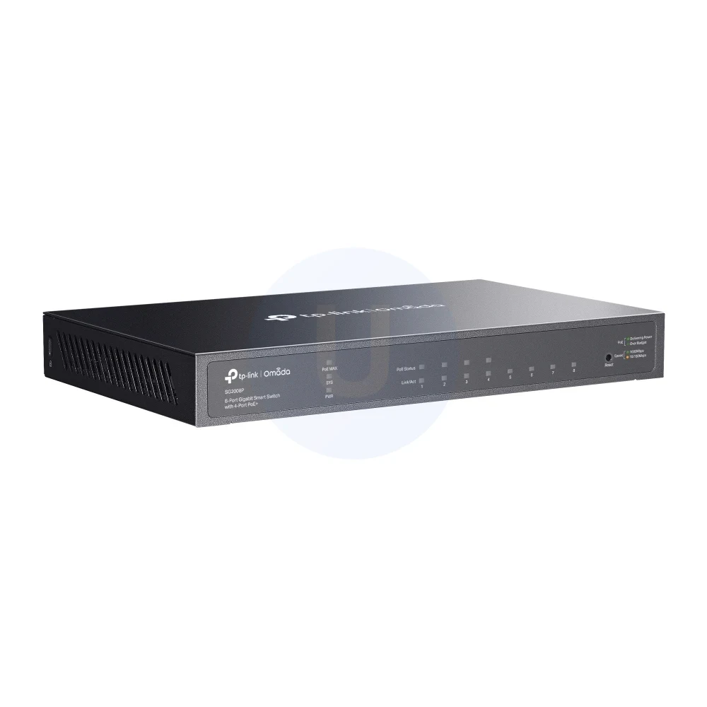 TP-Link SG2008P Omada 8-Port Gigabit Smart Switch with 4-Port PoE+ - Image 3