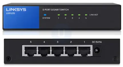 Linksys 5-Port Business Desktop Gigabit Switch - Image 1