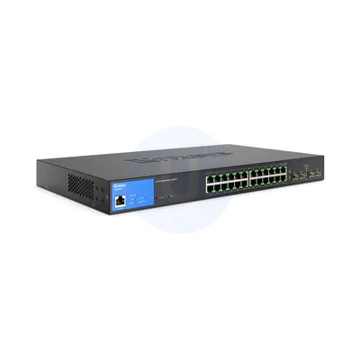 Linksys 24-Port Managed Gigabit PoE+ Switch with 4 1G SFP Uplinks - Image 2