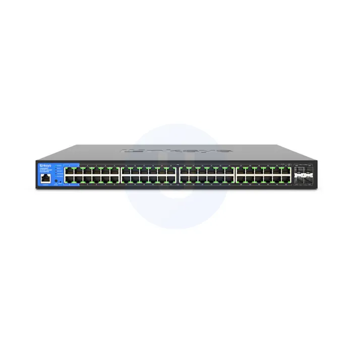 Linksys 48-Port Managed Gigabit PoE+ Switch with 4 10G SFP+ Uplinks
