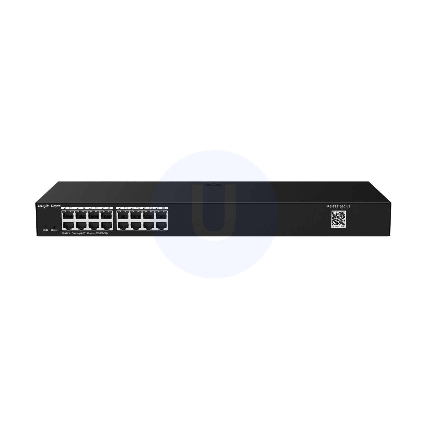 Ruijie Reeye RG-ES216GC-V2 16-Port CCTV Non-PoE Switch V2