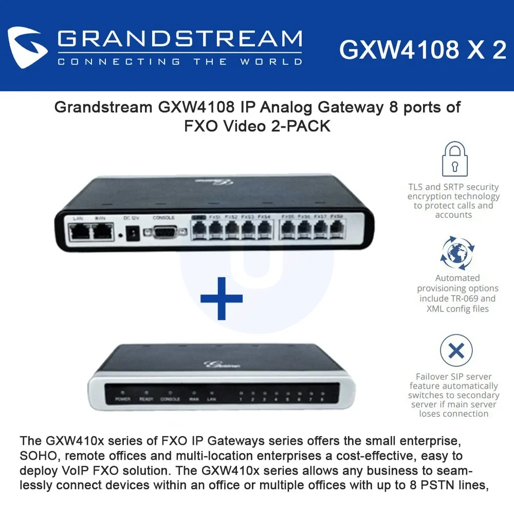 Grandstream GXW4108 Analog VoIP Gateway