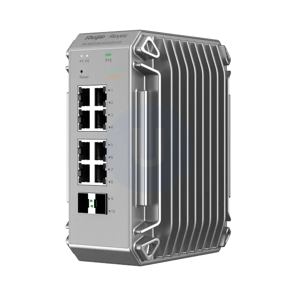 Ruijie Reeye RG-NIS3100-8GT2SFP-HP 8-Port Gigabit Industrial Managed L2 Switch with 2×1G SFP