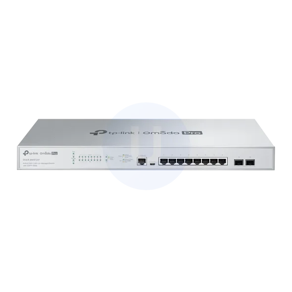 TP-Link Omada Pro S5500-8MHP2XF 8-Port PoE+ 2.5G L2+ Managed Switch with 2 SFP+ Slots