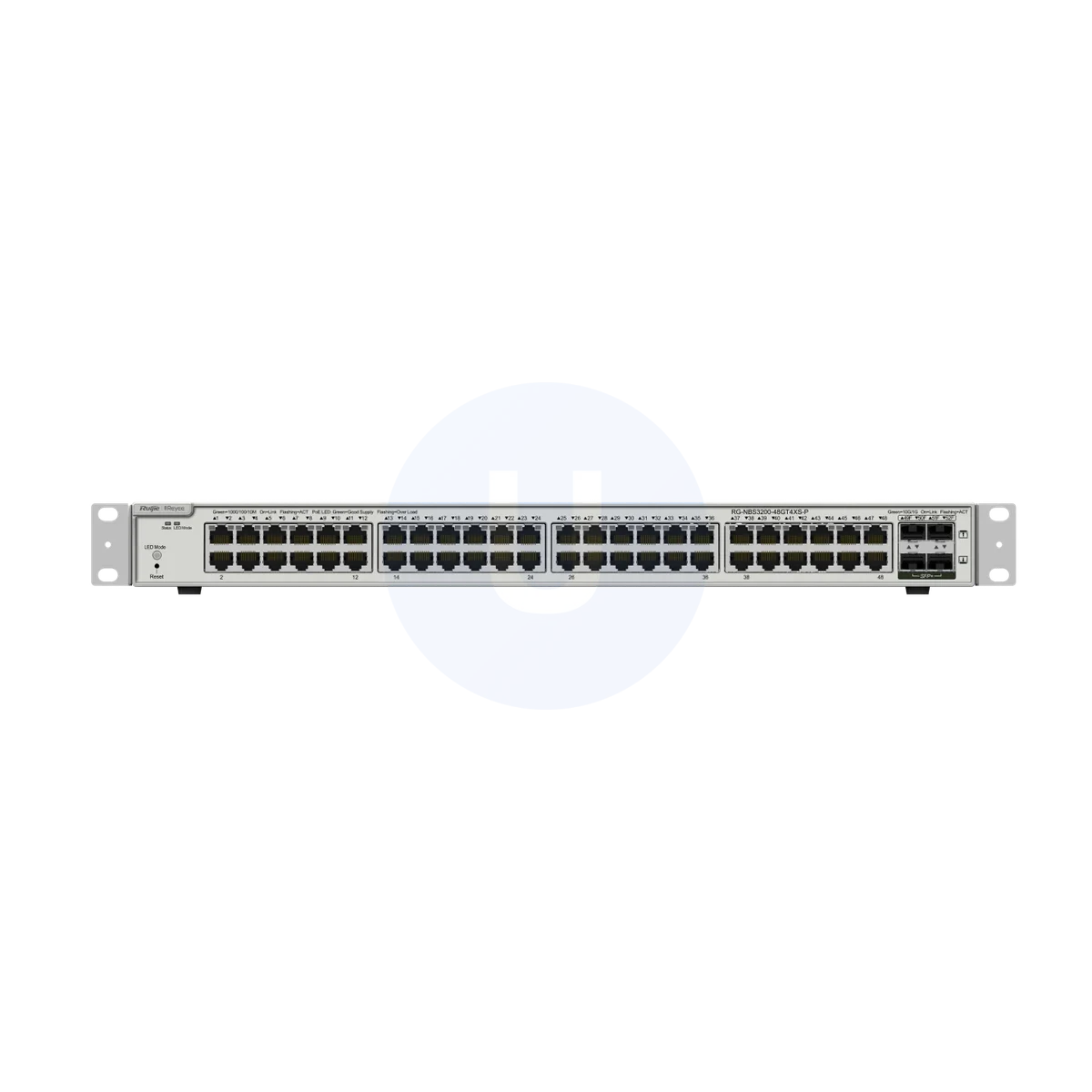 Ruijie Reeye RG-NBS3200-48GT4XS-P 48-Port Gigabit L2+ PoE Switch with 4×10G Uplinks