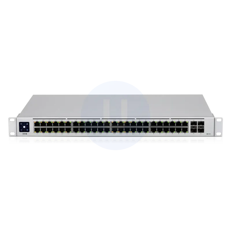 Ubiquiti Standard 48 PoE 48-port, Layer 2 PoE switch with a silent, fanless cooling system